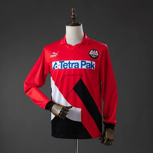 Camiseta de fútbol Eintracht Frankfurt 1993/95 LOCAL MANGA LARGA VERSION FAN